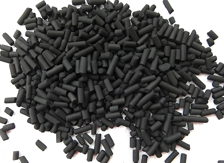 Columnar activated carbon